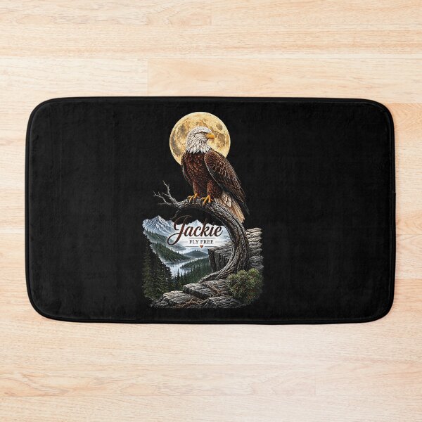 Item preview, Fly Free Jackie Big Bear Bald Eagle Memorial Tribute designed and sold by Teansnack.