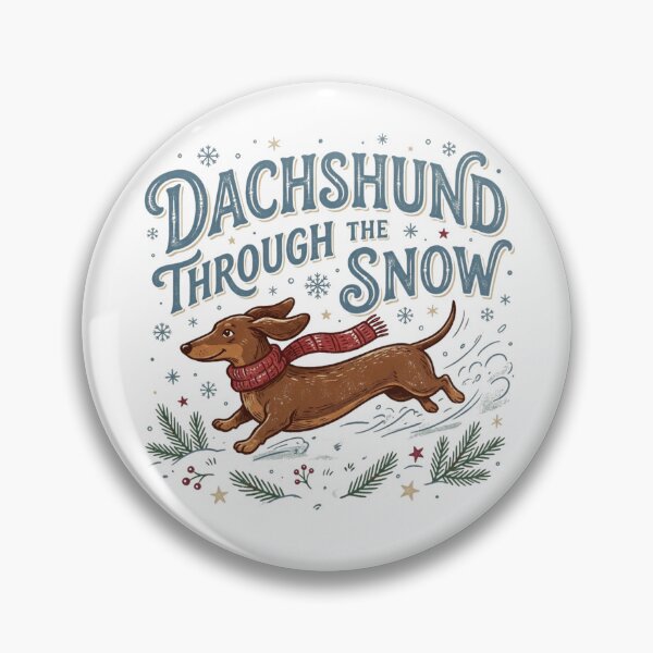 Item preview, Dachshund Through The Snow Funny Wiener Dog Winter Scarf Doxie Mom Gift designed and sold by raedattia.