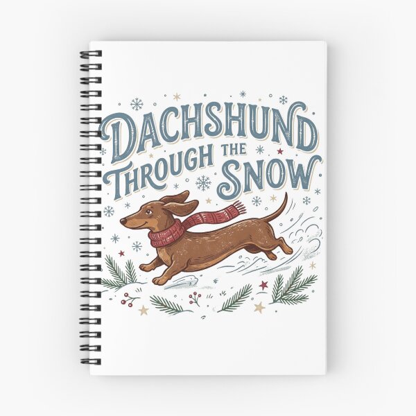 Item preview, Dachshund Through The Snow Funny Wiener Dog Winter Scarf Doxie Mom Gift designed and sold by raedattia.