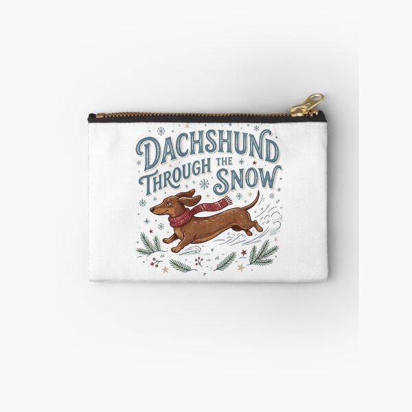 Item preview, Dachshund Through The Snow Funny Wiener Dog Winter Scarf Doxie Mom Gift designed and sold by raedattia.