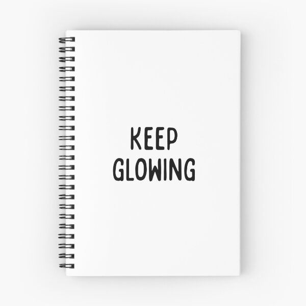 Item preview, Keep Glowing Positive Vibes Inspirational Quote designed and sold by jianina-alondra.
