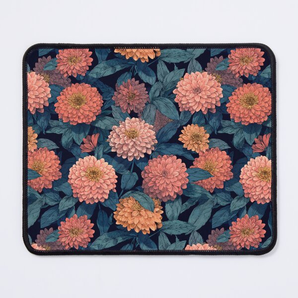 Item preview, Classic Zinnia Floral - Flower Floral Pattern - Bridesmaid Gifts designed and sold by RoyalStarsPatts.