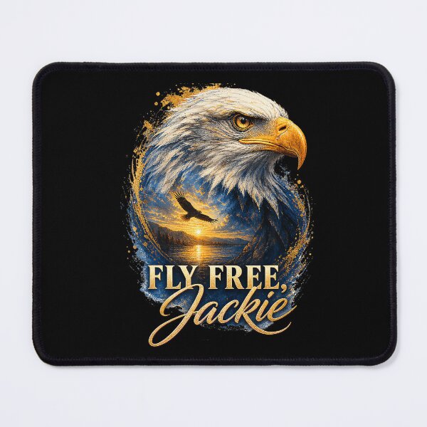 Item preview, Fly Free Jackie Big Bear Eagle Memorial designed and sold by Teansnack.