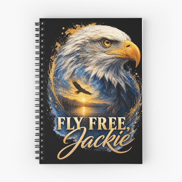 Item preview, Fly Free Jackie Big Bear Eagle Memorial designed and sold by Teansnack.