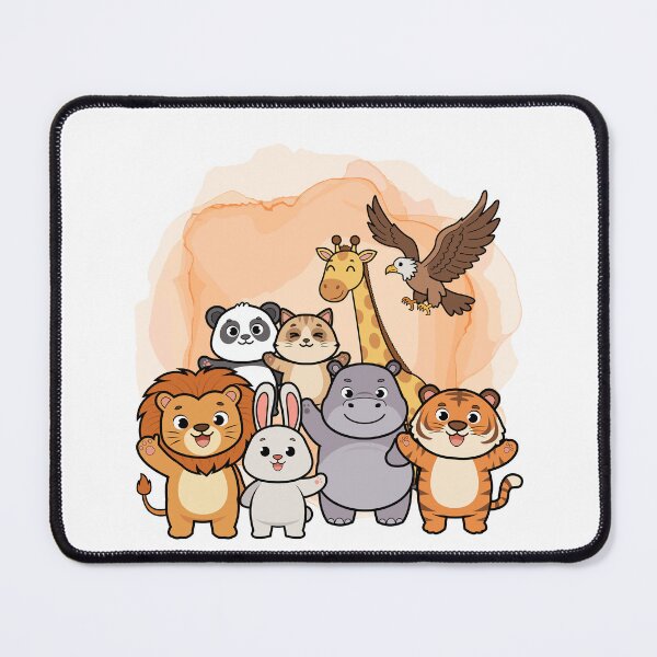 Item preview, Cute Animal Friends - Adorable wildlife Family lllustration designed and sold by AaryaGraphics.