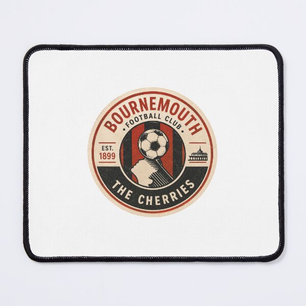Item preview, Bournemouth FC Beer Mat Inspired Fan Graphic designed and sold by FanFueledStickers.