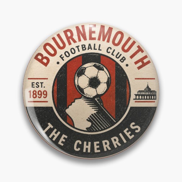 Item preview, Bournemouth FC Beer Mat Inspired Fan Graphic designed and sold by FanFueledStickers.