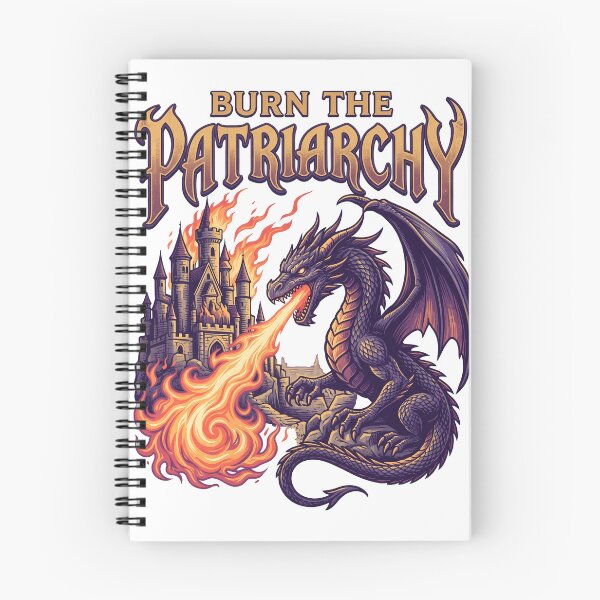 Item preview, Burn The Patriarchy Feminist Dragon Fantasy Castle designed and sold by k3rstman1.