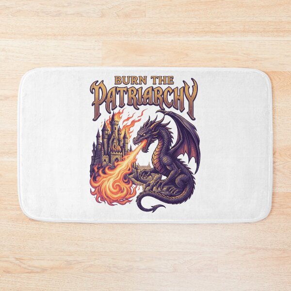 Item preview, Burn The Patriarchy Feminist Dragon Fantasy Castle designed and sold by k3rstman1.