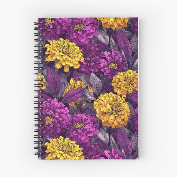 Item preview, Trendy Zinnia Texture  - Retro Flower Floral - Anniversary Gift Ideas designed and sold by RoyalStarsPatts.