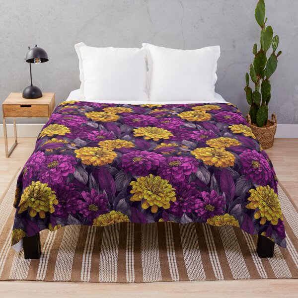 Item preview, Trendy Zinnia Texture - Retro Flower Floral - Anniversary Gift Ideas designed and sold by RoyalStarsPatts.