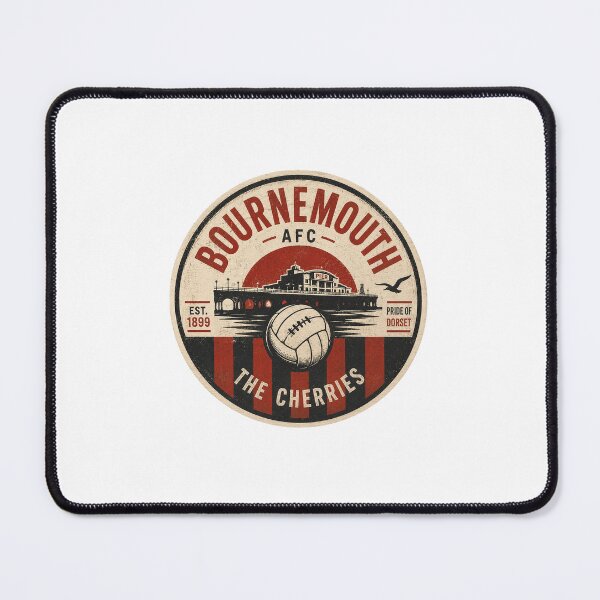 Item preview, Bournemouth FC Beer Mat Inspired Fan Graphic designed and sold by FanFueledStickers.