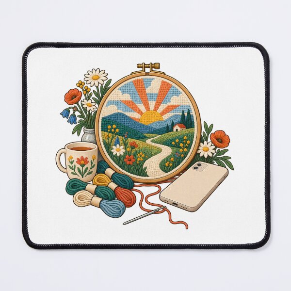 Item preview, Needlepoint Quiet Hour designed and sold by UrbanCanvvas.