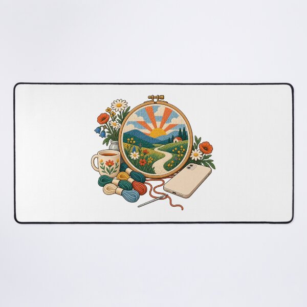 Item preview, Needlepoint Quiet Hour designed and sold by UrbanCanvvas.