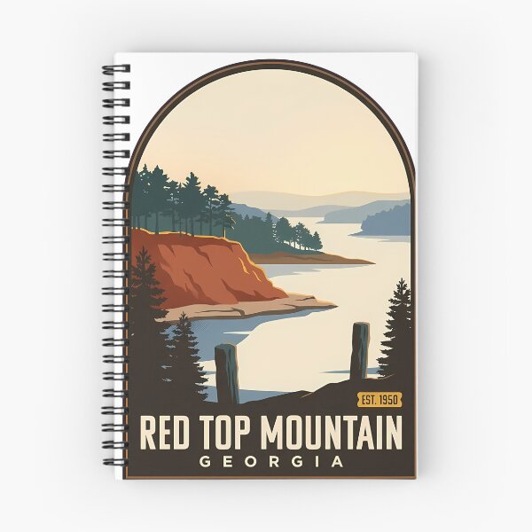 Item preview, Red Top Mountain Georgia designed and sold by DetourDgn.