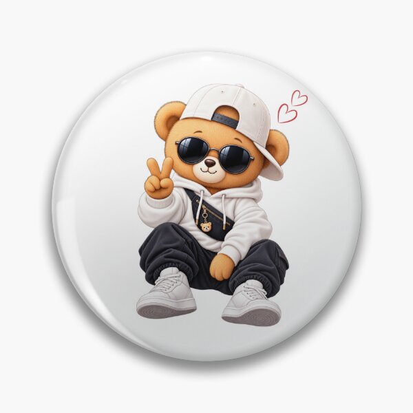Item preview, Cute Cool Bear mugs – Kawaii Teddy Bear with Sunglasses designed and sold by issacnova.