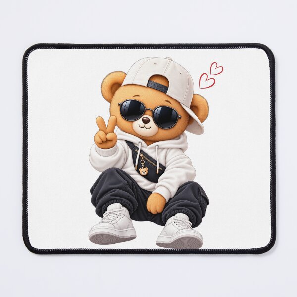 Item preview, Cute Cool Bear mugs – Kawaii Teddy Bear with Sunglasses designed and sold by issacnova.