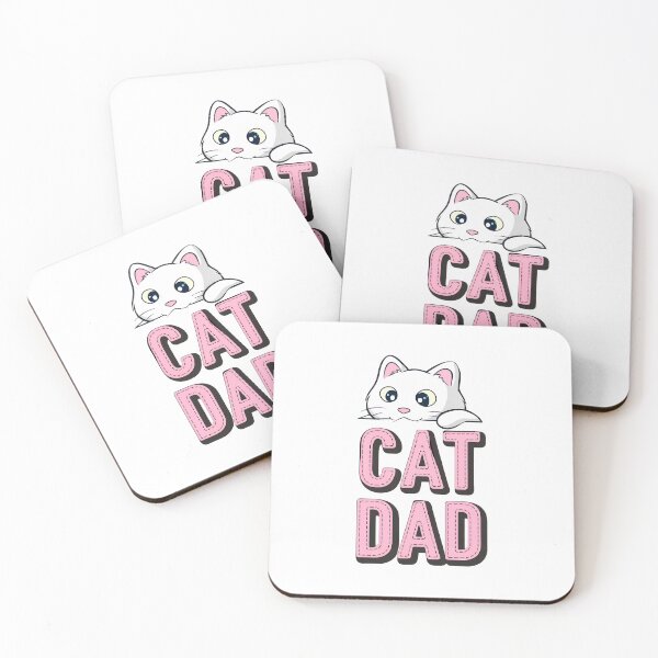 Item preview, Cat Dad Pocket Cute Cat Humor designed and sold by OlyvieArt.