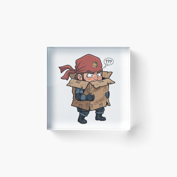 Item preview, Funny Tactical Soldier Cardboard Box Stealth Gaming Illustration designed and sold by jhgjykuo.