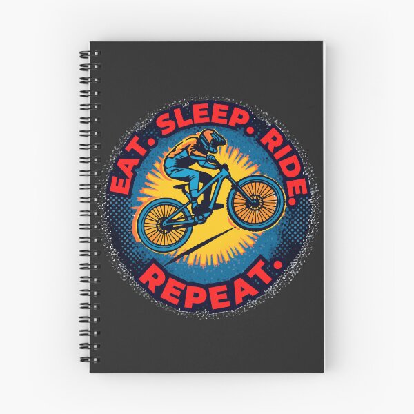 Item preview, Pop Art Mountain Biking Madness T Shirt Logo designed and sold by Old Barn Studios.