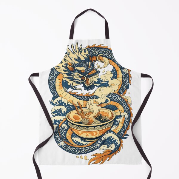 Item preview, Japanese Dragon Ramen T-Shirt designed and sold by MOCH- ART.
