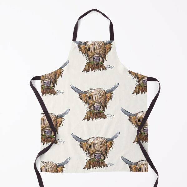 Item preview, Scottish Hairy Highland Cow 'LITTLE VIKING 2' by Shirley MacArthur designed and sold by Shirley MacArthur Art.
