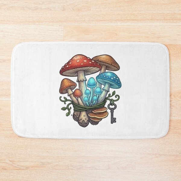 Item preview, Whimsical Magical Mushroom Bouquet Vintage Key Aesthetic designed and sold by Rehnair.