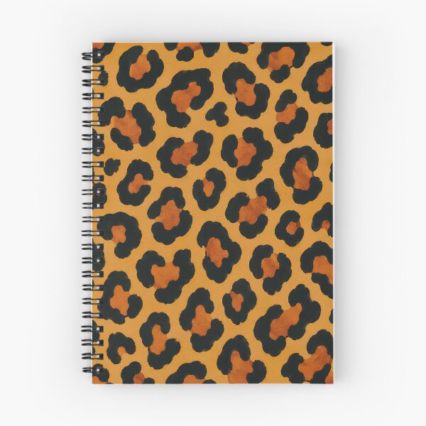 Item preview, Vintage 60s Leopard Print – Retro Wildcat Pattern in Mustard & Black designed and sold by infinitearte.