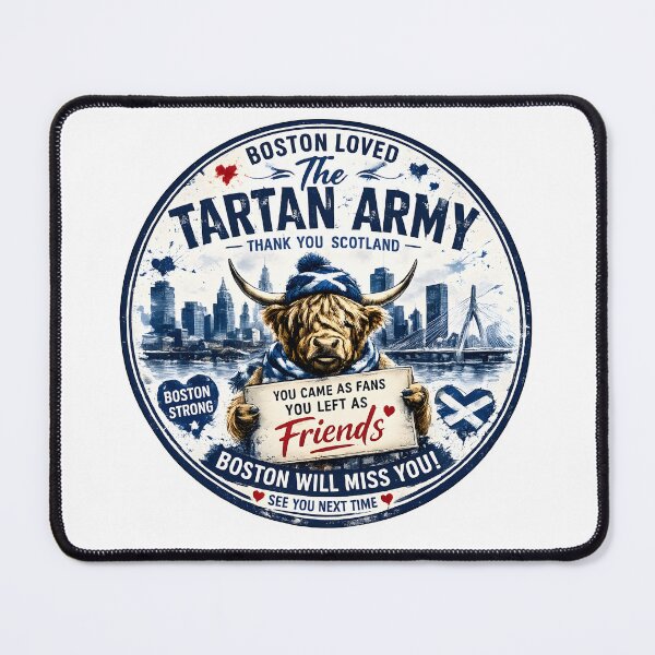 Item preview, Boston Loved the Tartan Army designed and sold by SMalcolmDesigns.