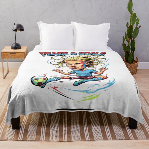 Item preview, Peace and Goals Funny Zen Soccer Player Cartoon designed and sold by annaarthk.