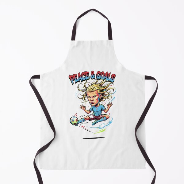 Item preview, Peace and Goals Funny Zen Soccer Player Cartoon designed and sold by annaarthk.