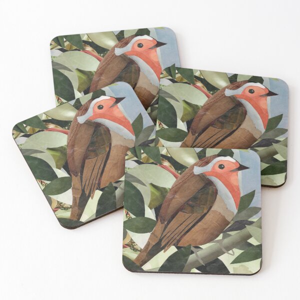 Item preview, collage de petirrojos designed and sold by Kathryn Green.