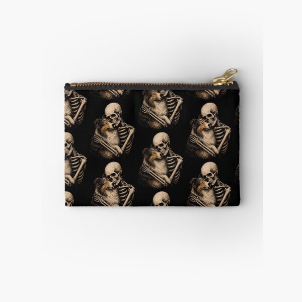Item preview, Skeleton and Sheltie Embrace Graphic Design Halloween designed and sold by rafaeltto.