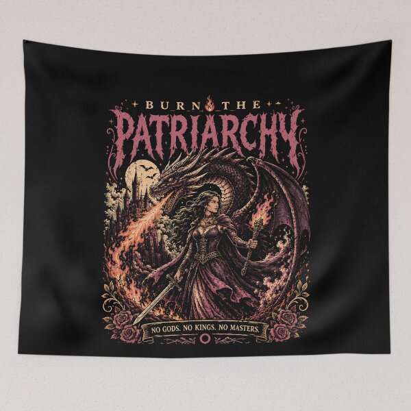 Item preview, Feminist Dragon Queen Burn The Patriarchy designed and sold by k3rstman1.