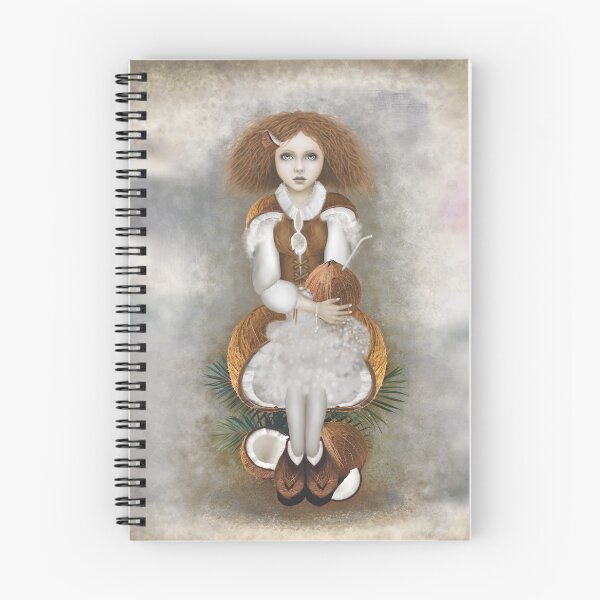 Item preview, Coconut girl in coconut dress designed and sold by vespertine4u.