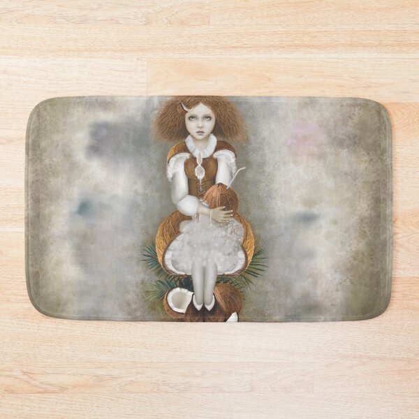 Item preview, Coconut girl in coconut dress designed and sold by vespertine4u.