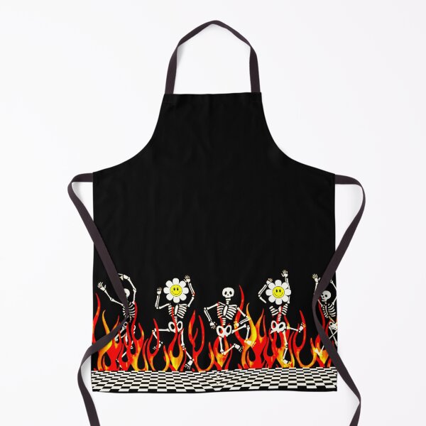 Item preview, Trippy Hellfire Dancing Skeletons designed and sold by RevolutionY2k.