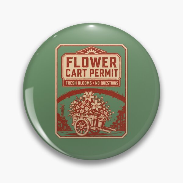 Item preview, Lower Plate Flower Cart Permit designed and sold by agearb.