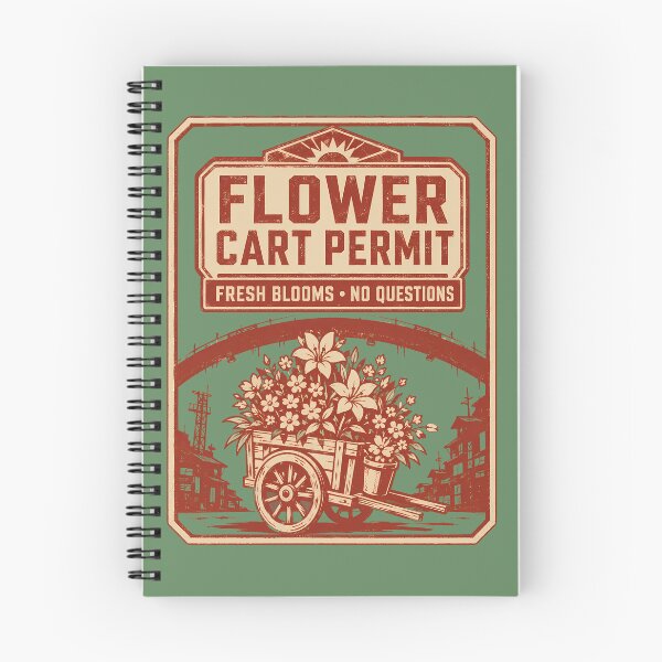 Item preview, Lower Plate Flower Cart Permit designed and sold by agearb.