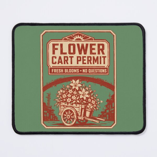 Item preview, Lower Plate Flower Cart Permit designed and sold by agearb.