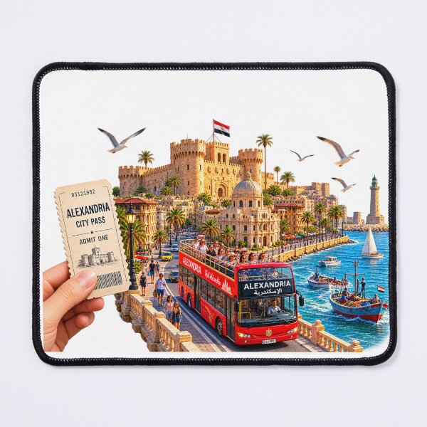 Item preview, Alexandria Egypt Travel – Mediterranean City Vintage Souvenir designed and sold by 4U---Store.