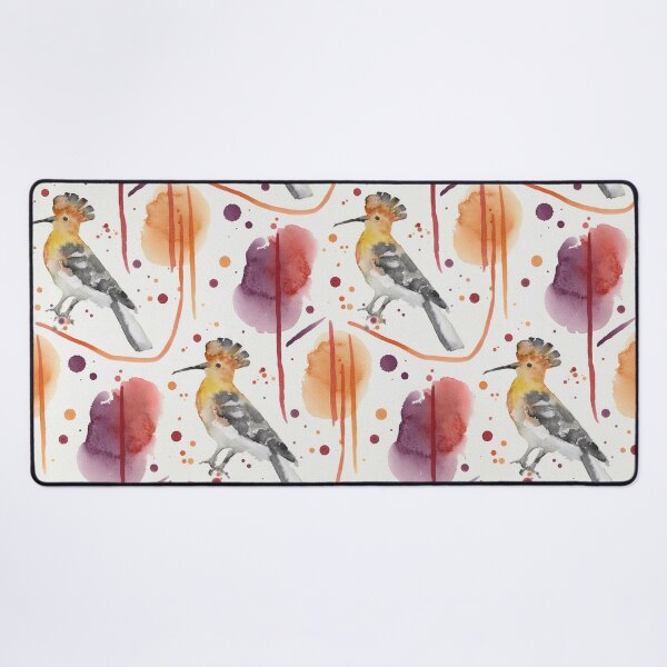 Item preview, Artistic Hoopoe Bird Watercolor Pattern designed and sold by wissal.studio.