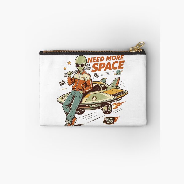 Item preview, Need More Space Alien Mechanic Hotrod designed and sold by NatalieJeans.