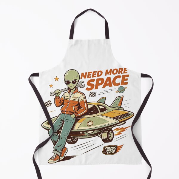 Item preview, Need More Space Alien Mechanic Hotrod designed and sold by NatalieJeans.