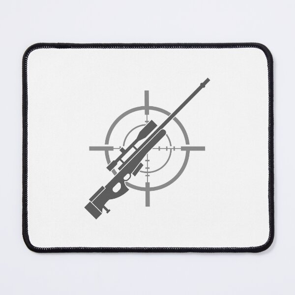 Item preview, Precision Sniper Rifle Crosshair Logo - Tactical Shooting Art designed and sold by Outlet Raloel.
