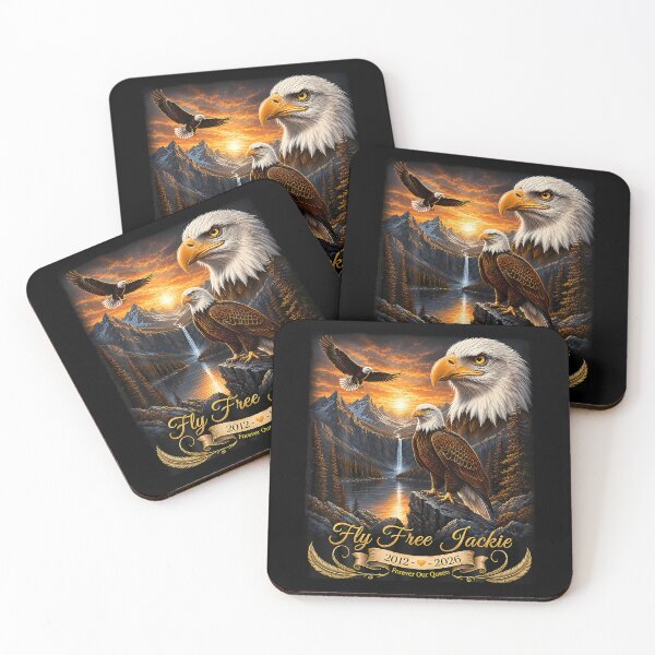 Item preview, Fly Free Jackie Big Bear Bald Eagle Memorial designed and sold by Teansnack.
