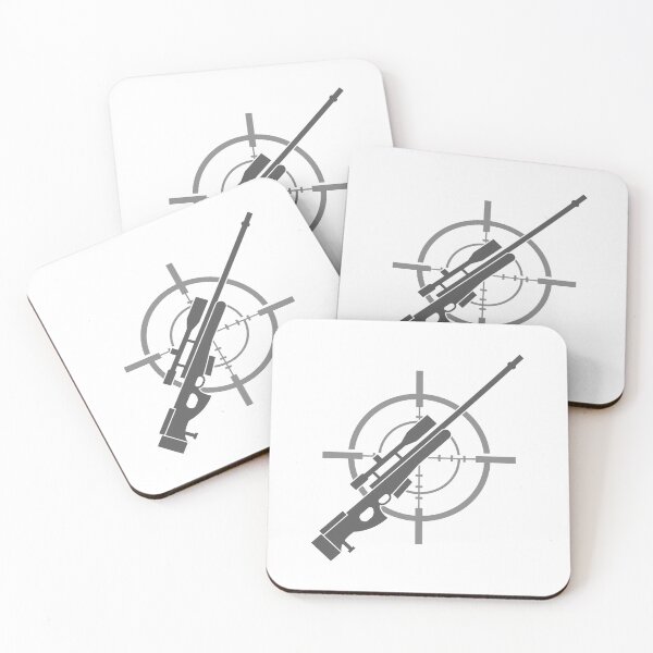 Item preview, Precision Sniper Rifle Crosshair Logo - Tactical Shooting Art designed and sold by Outlet Raloel.