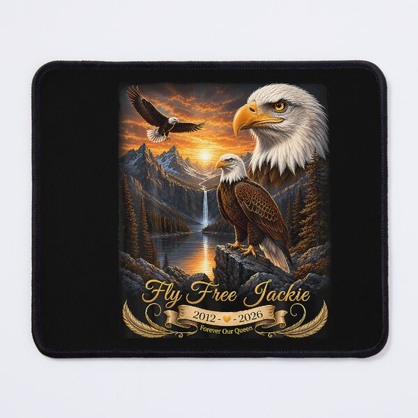 Item preview, Fly Free Jackie Big Bear Bald Eagle Memorial designed and sold by Teansnack.