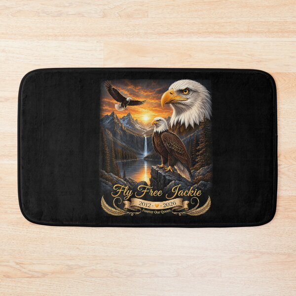 Item preview, Fly Free Jackie Big Bear Bald Eagle Memorial designed and sold by Teansnack.