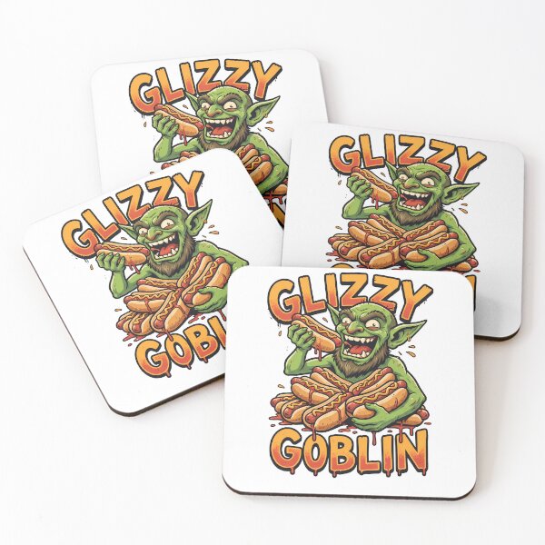 Item preview, Glizzy Goblin Funny Hot Dog Eating Monster designed and sold by k3rstman1.